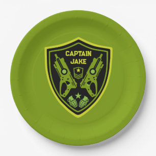 Jongens Speelgoed Dart Pistool Battle Papieren Bordje