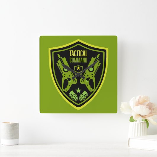 Jongens Speelgoed Dart Pistool Battle Vierkante Klok (Huis)