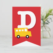 Jongens Speelgoed Kind Verjaardagsfeestje DIY Bunt Kaart (Staand voorkant)