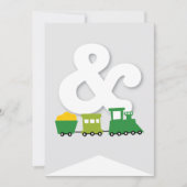 Jongens Speelgoed Kind Verjaardagsfeestje DIY Bunt Kaart (Voorkant)