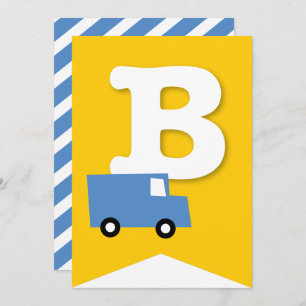 Jongens Speelgoed Kind Verjaardagsfeestje DIY Bunt Kaart