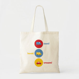 Jongen's Speelgoed Kleurrijke Fun Transport Auto B Tote Bag