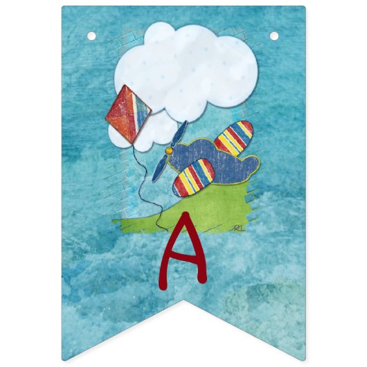 Jongens Speelgoed Mixed Media VERJAARDAG Vlaggetjes (Derde vlag)