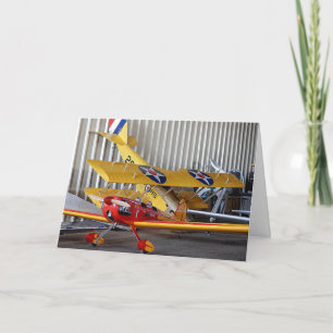 Jongens Speelgoed - Model Vliegtuig Verjaardag Kaa Kaart
