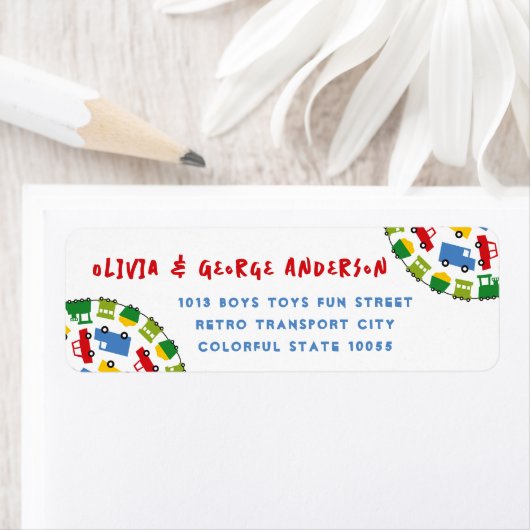 Jongens Speelgoed Vervoer Auto Bus Vrachtwagen Tre Etiket (Insitu)