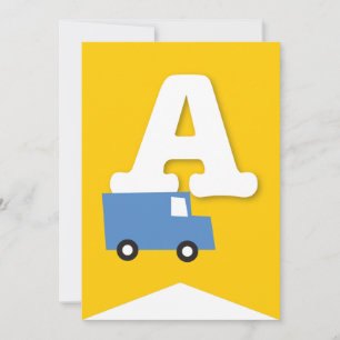 Jongens Speelgoed Vervoer Gelukkig Verjaardagsfees Kaart