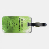 Jongens Sportballen Schooltas Bagagelabel (Achterkant horizontaal)