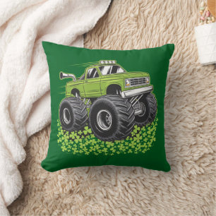 Jongens St. Patrick's Day Peuter Geluk Monster Tru Kussen
