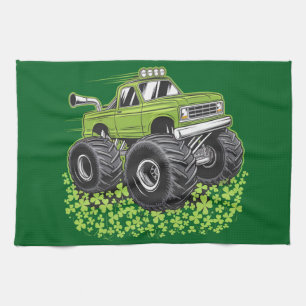 Jongens St. Patrick's Day Peuter Geluk Monster Tru Theedoek