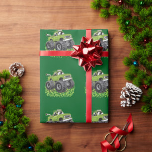 Jongens St. Patrick's Day Peuter Lucky Monster Tru Cadeaupapier