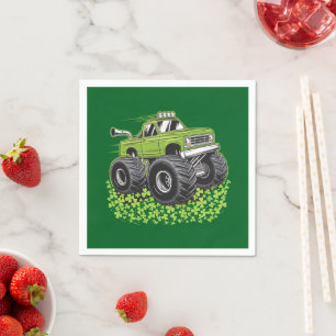 Jongens St. Patrick's Day Peuter Lucky Monster Tru Servet