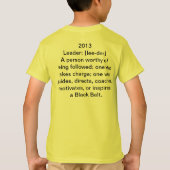 Jongen's Summer Uniform 2013 T-shirt (Achterkant)