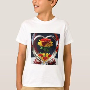 Jongens t-shirt en bloem mooi design