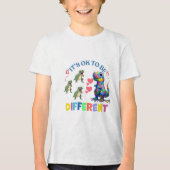 Jongens T-shirts - Het is OK om anders te zijn 🦕� (Voorkant)