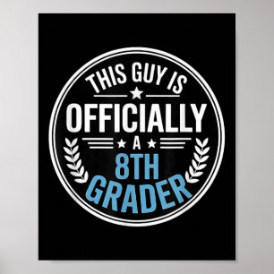 Jongens terug naar school 8e leerjaar 2025 eerste poster