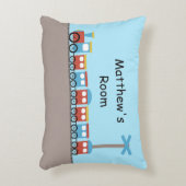 Jongens Train - Aangepast kussen (Voorkant(Verticaal))