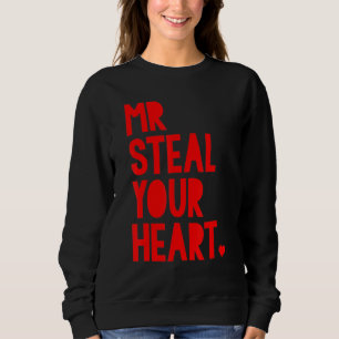 Jongens Valentijn Steal je hart voor jongens peul Trui