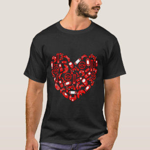 Jongens Valentijnsdag Gamen Videospelers Controlle T-shirt