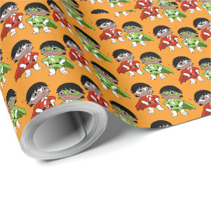 Jongens Verjaardag Action Hero Cadeaupapier