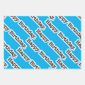 Jongen's verjaardag inpakpapier vel (Voorkant 2)