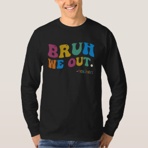 Jongens, wij zijn uit, leraren zomer laatste schoo t-shirt