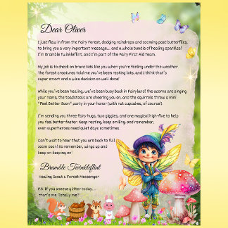 Jongens worden snel goed - Fairy Letter - Geperson