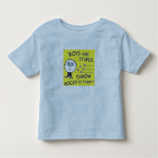 "Jongens zijn dom..." Kinder Shirts