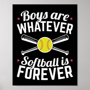 Jongens zijn wat Softball voor altijd is Poster