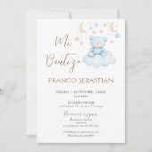 Jongensdoop uitnodiging in het Spaans Boho (Voorkant)