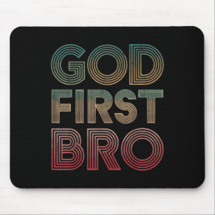 Jongensgod eerst broer grappig christelijke god br muismat