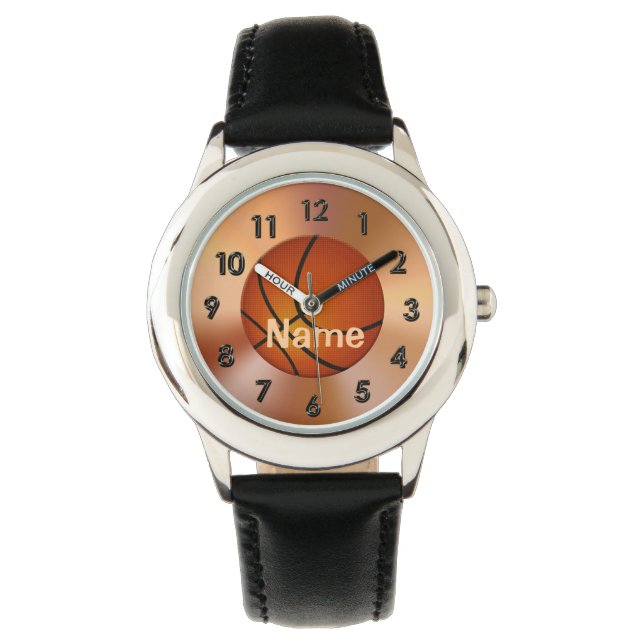 Jongenshorloges zijn gepersonaliseerde Kinder gesc Horloge (Voorkant)