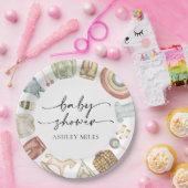 Jongenskleding Baby shower Papieren Bordje (Feest)