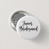 Jongere bruidsmeisje ronde button 3,2 cm (Voorkant /achterkant)