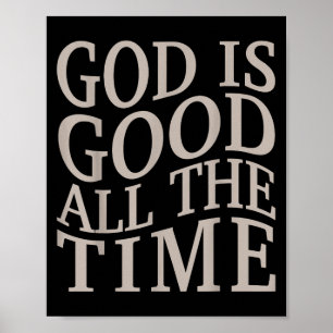 Jongere God Is Goed Christelijke Tiener Meisje Jez Poster