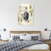 Jongeren Arabisch meisje dat terugkeert uit de Ham Canvas Afdruk (Insitu (Slaapkamer))