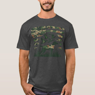 Jongeren Camo Mallard Eend Jacht Hond Camoue Ameri T-shirt
