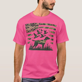 Jongeren Camo Wilde Eend Jacht Hond Camouflage Ame T-shirt