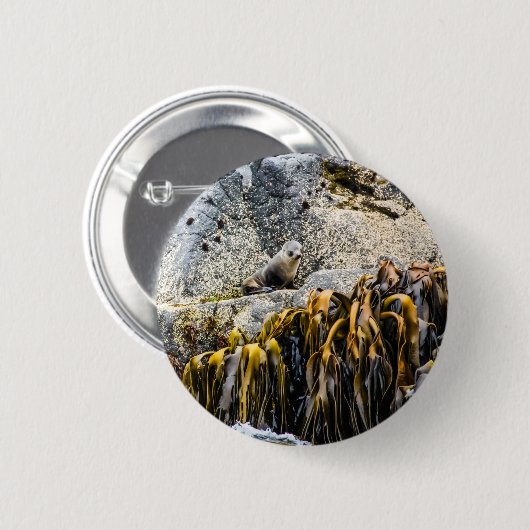 Jongeren pit op de rots ronde button 5,7 cm (Voorkant /achterkant)