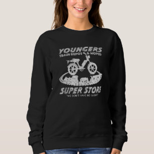 Jongeren Trein Depot & Moped Super Winkel Trui