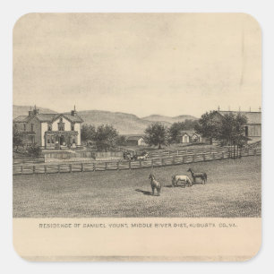 Jongeren Vierkante Sticker