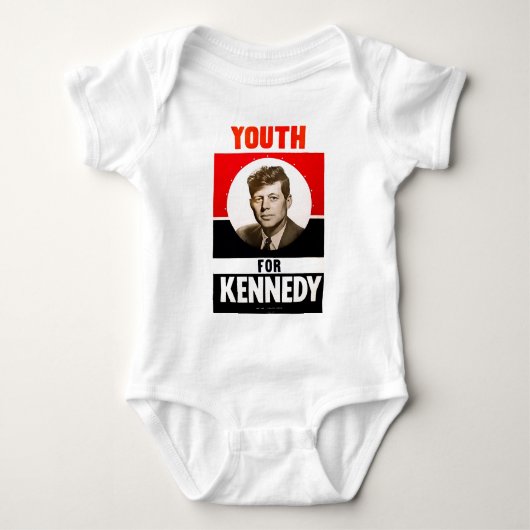 Jongeren voor President John F. Kennedy Romper (Voorkant)