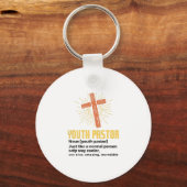 Jongerendominee, Funny Pastor Sleutelhanger (Voorkant)