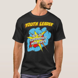 Jongerenleider Funny Superheld Job T-shirt
