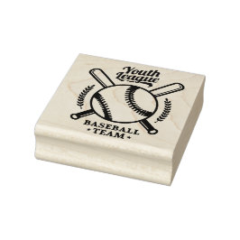 Jongerenliga Baseball Team Rubberstempel