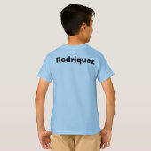 Jongerenliga Baseball Team T-shirt (Achterkant volledig)