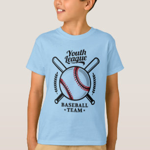 Jongerenliga Baseball Team T-shirt