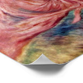 Jongerenmeisje op de weide van Pierre-Auguste Reno Poster (Hoek)