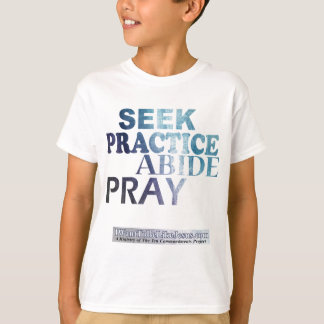 Jongerentesterij in de praktijk-Abide-Pray T-shirt