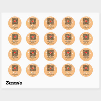Jonggezellenfeest Benodigdheden Classic Round Stic Ronde Sticker