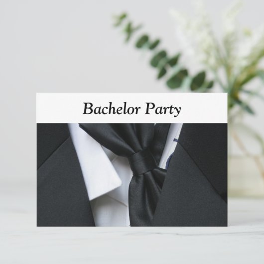 Jonggezellenfeest Kaart (Staand voorkant)